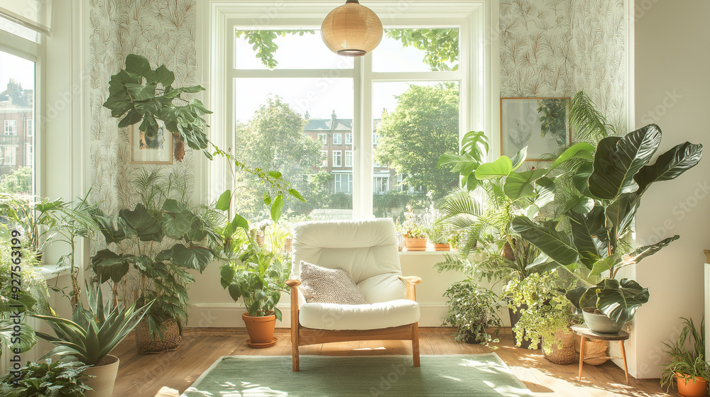 A small but Cozy Living Room with a vintage A small but Cozy Living Room with a vintage