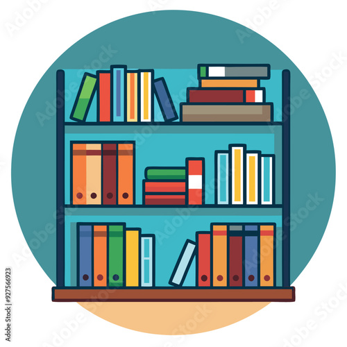 Bookshelf for Home Organization and Storage