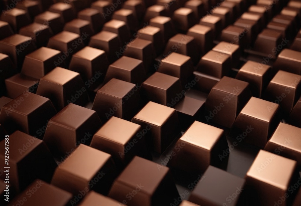 Fototapeta premium large group chocolate squares