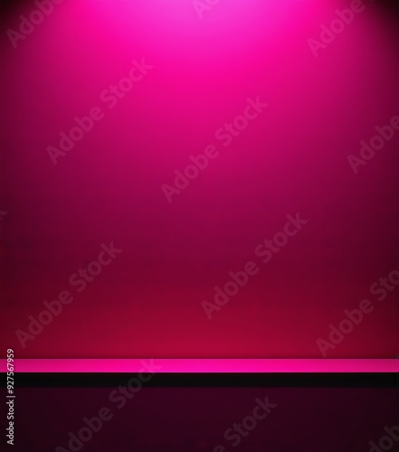 pink light in dark room
