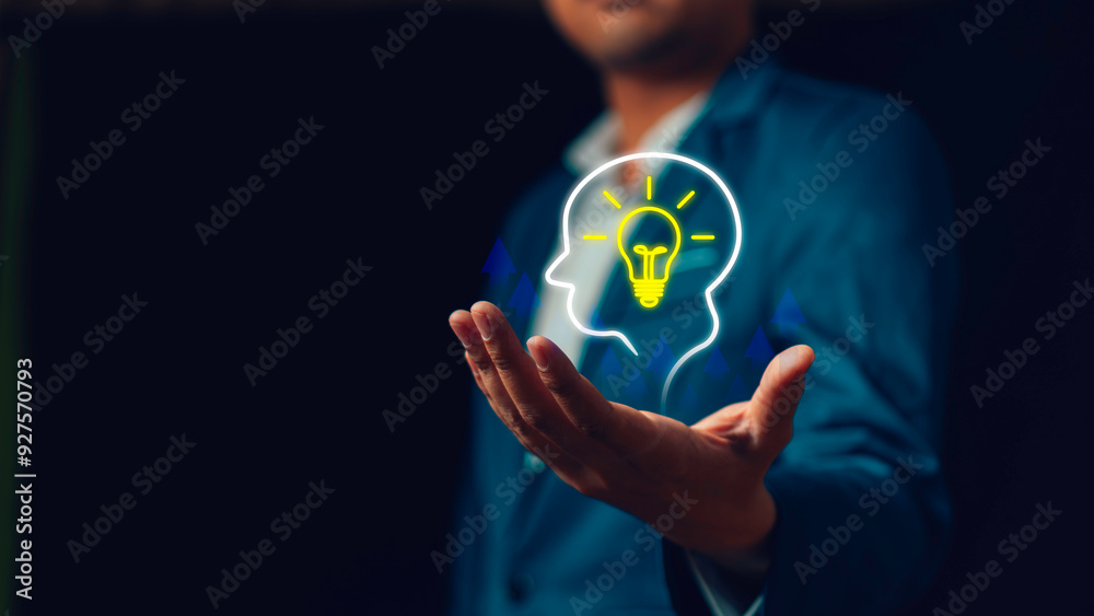 HR management, Leader with idea and innovation the administration of human resources within an organization on recruitment, training, conflict resolution and fostering a productive organizational
