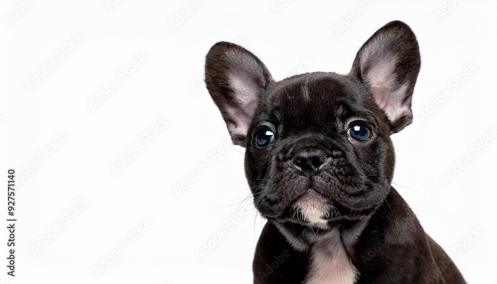 フレンチブルドッグのポートレート(French Bulldog puppy portrait on white background)
フレンチブルドッグのポートレート(French Bulldog puppy portrait on white background)