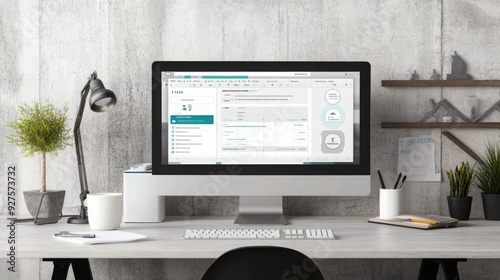 Streamlined Affiliate Marketing Management: Modern WordPress Pretty Links Plugin in Action on a Pristine Digital Workspace