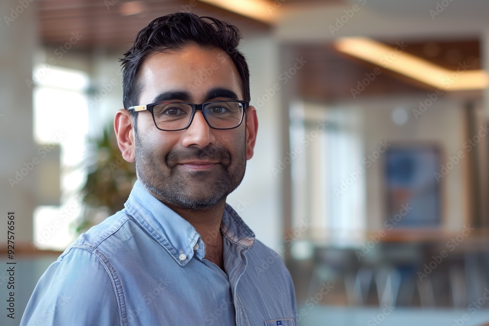 Smiling Man in Glasses Smiling Man in Glasses