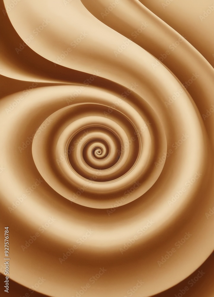 spiral pattern in brown and white spiral pattern in brown and white