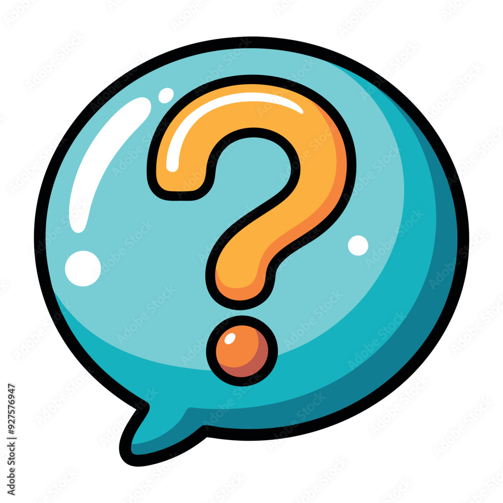 Bubble Question Mark Icon for Fun and Interactive Designs Bubble Question Mark Icon for Fun and Interactive Designs
