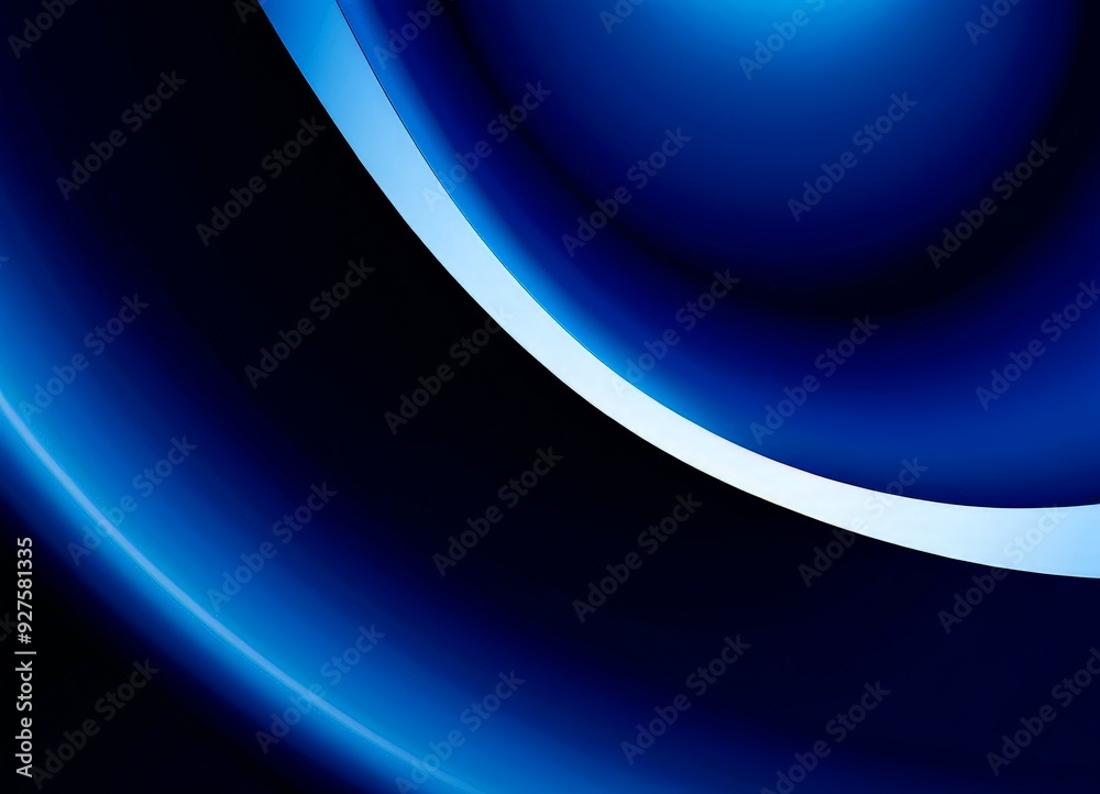 Obraz premium blue background with circular design