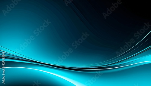 blue and black background with wave pattern