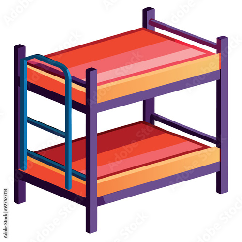 Bunk Bed for Kids' Room and Space Optimization