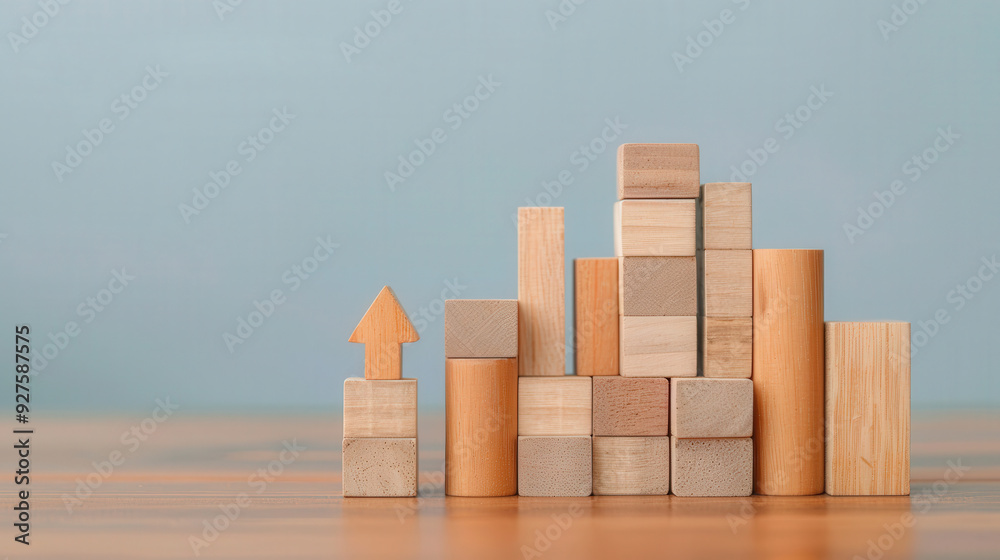 Wooden Block Cityscape, a creative assembly of wooden blocks designed to illustrate a vibrant urban skyline, symbolizing the dynamic nature of business environments Wooden Block Cityscape, a creative assembly of wooden blocks designed to illustrate a vibrant urban skyline, symbolizing the dynamic nature of business environments