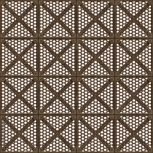 Metal bronze alluminium copper iron perforated panel design