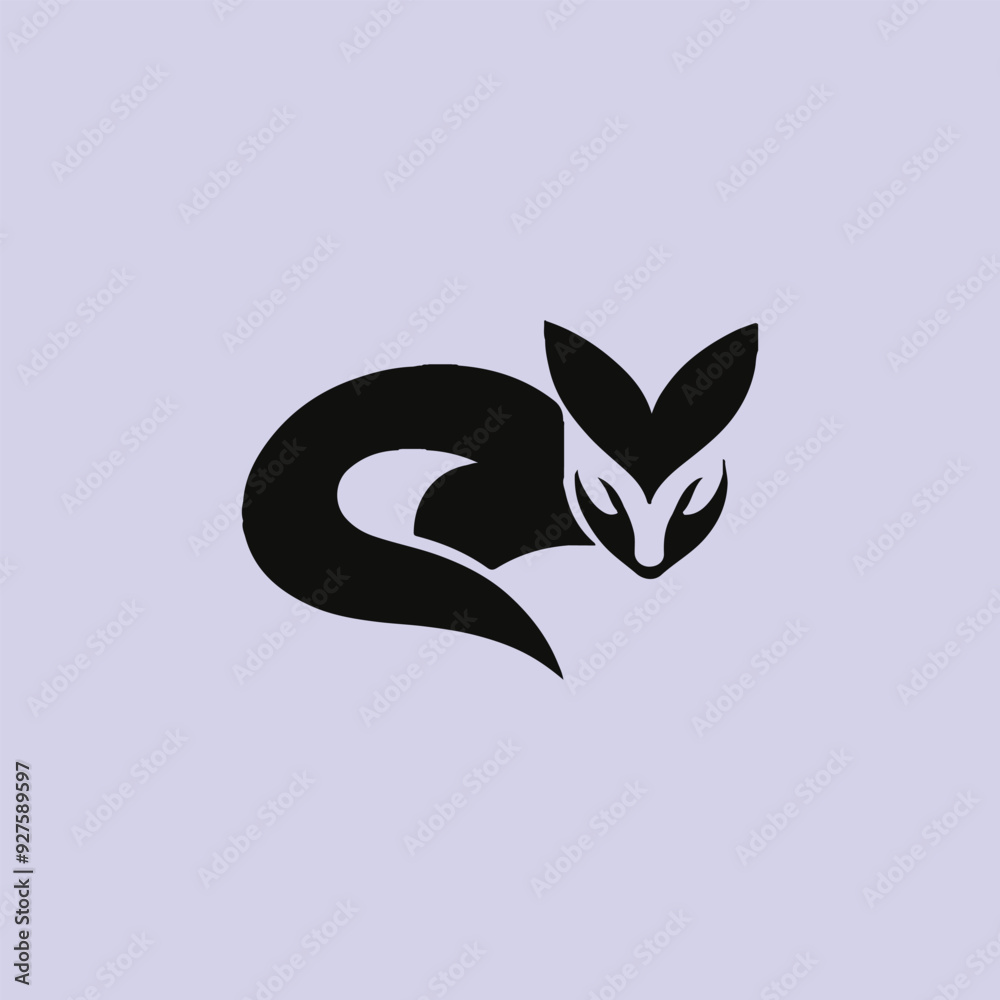 Obraz premium illustration of minimalist outline of a sugar glider