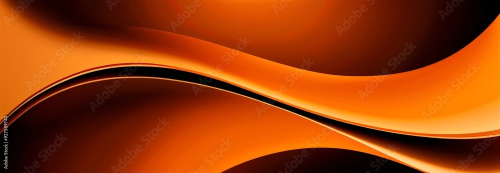 Fototapeta premium brown and black background with swirl