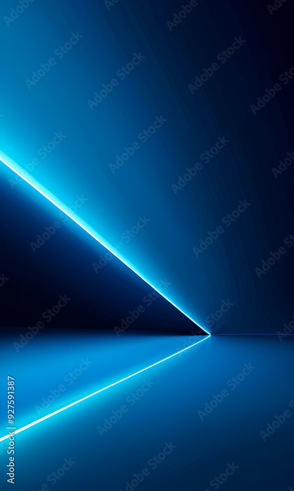 dark room with blue light coming from the corner dark room with blue light coming from the corner