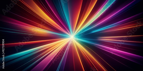 colorful background with lines and bright light