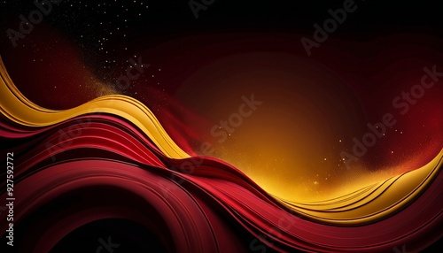 red and gold abstract background