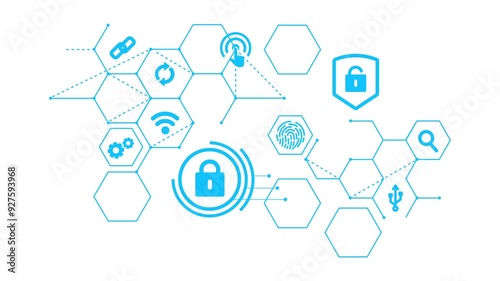 Safeguarding the Digital World Exploring the Fundamentals of Cybersecurity concept video 