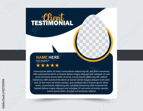 Client Testimonials Design testimonial