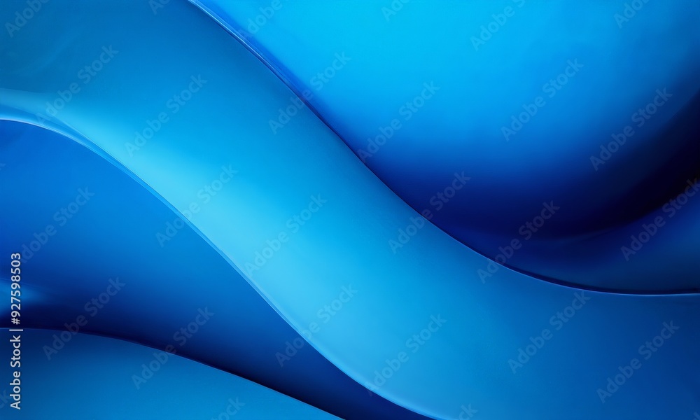 Obraz premium blue background with wavy pattern
