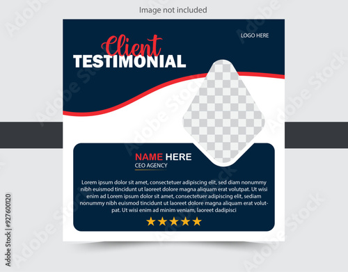 Client Testimonials Design testimonial