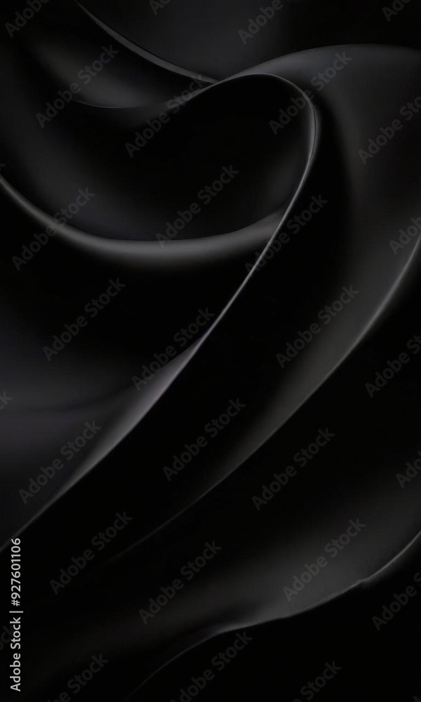 Fototapeta premium black silk fabric background