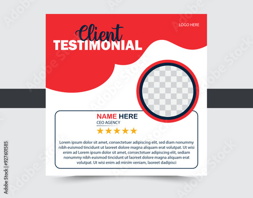 Client Testimonials Design testimonial