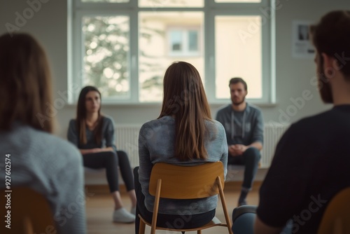 Support Group Therapy Session, Mental Health