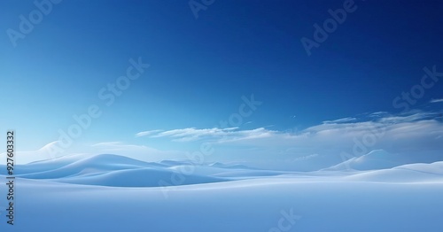 blue sky with clouds and mountains