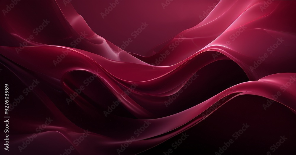 Obraz premium red abstract background with wavy pattern
