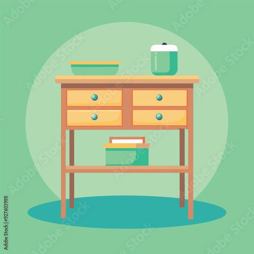 Changing Table for Nursery and Baby Care