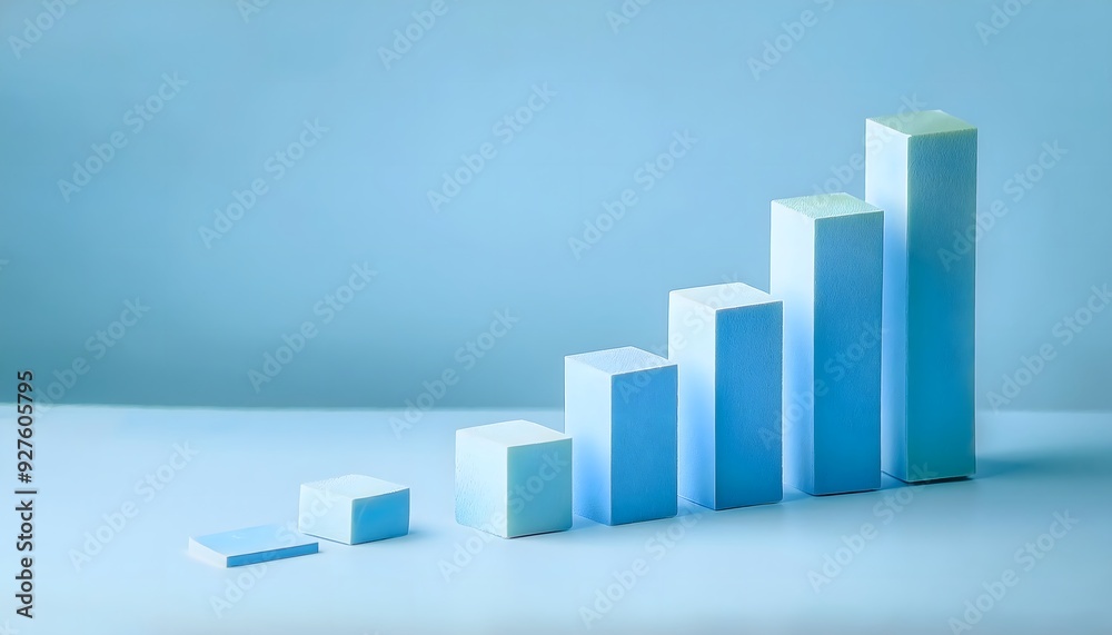 3D background business graph showing profit and market growth with pastel colored graphs and objects. 3D background business graph showing profit and market growth with pastel colored graphs and objects.