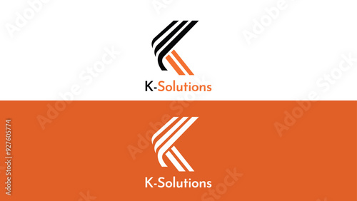 Minimal Letter K Business Logo design photo