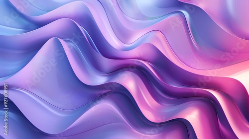 abstract background with gradient shapes and wavy lines in purple, blue, and pink, elegant modern design for a banner, poster, or presentation