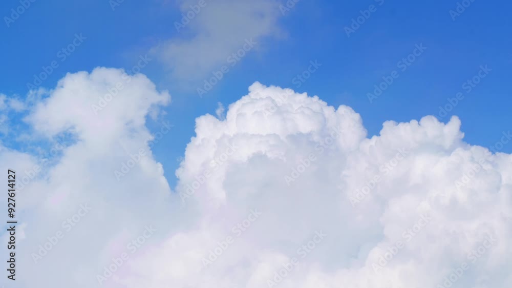 Time lapse clouds. Time lapse cumulus clouds on the horizon,4K Time lapse clouds. Time lapse cumulus clouds on the horizon,4K