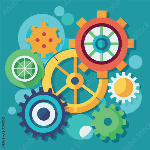  Cogs and Gears Icon for Mechanical and Engineering Designs