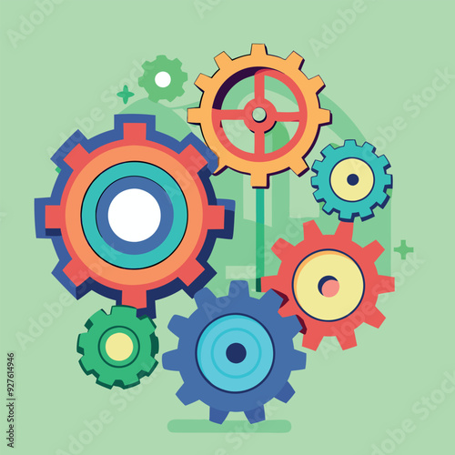  Cogs and Gears Icon for Mechanical and Engineering Designs
