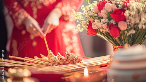 Traditional Chinese Wedding Ceremony photo