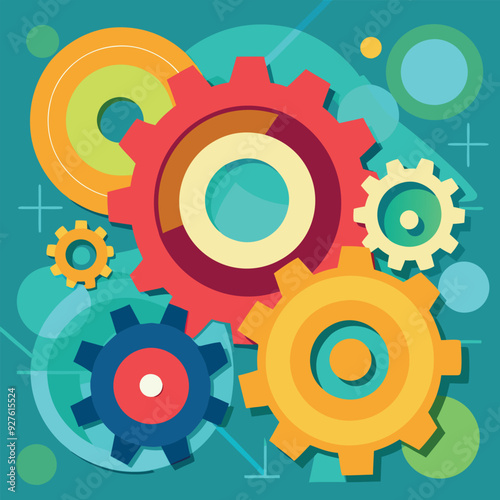  Cogs and Gears Icon for Mechanical and Engineering Designs
