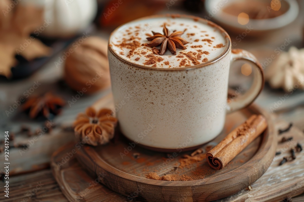 Cozy Autumn Spice Latte Cozy Autumn Spice Latte
