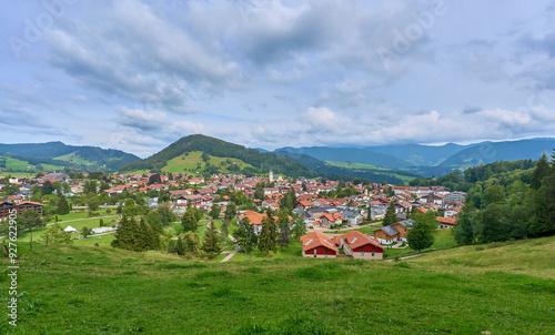 panoramic view on the Allga...