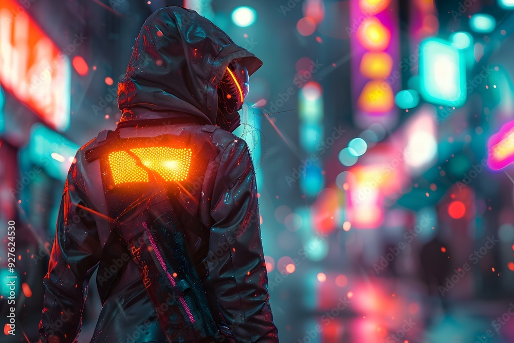 Cyberpunk City Wanderer. Cyberpunk City Wanderer.