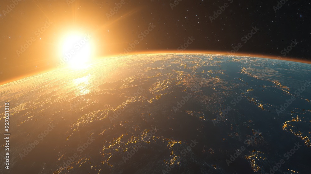 The atmosphere is majestic, and powerful The sun The atmosphere is majestic, and powerful The sun