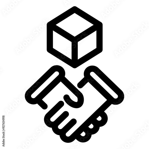 Supply contract icon