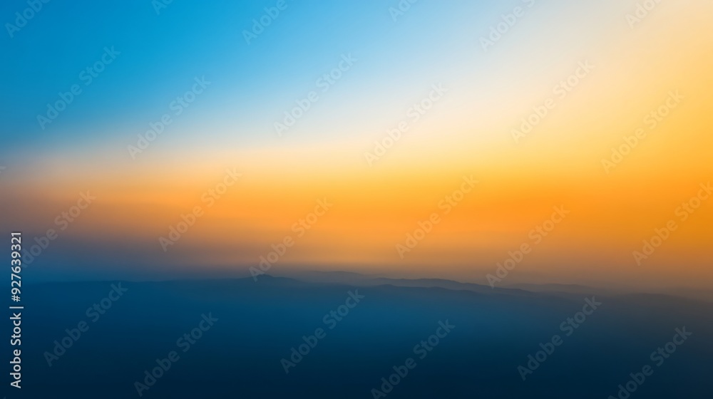 The background of dawn: The use of gradient tones symbolizes the nascent sunrise, representing a new beginning and a bright future. The background of dawn: The use of gradient tones symbolizes the nascent sunrise, representing a new beginning and a bright future.
