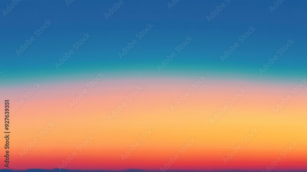 The background of dawn: The use of gradient tones symbolizes the nascent sunrise, representing a new beginning and a bright future. The background of dawn: The use of gradient tones symbolizes the nascent sunrise, representing a new beginning and a bright future.