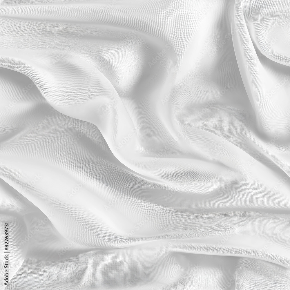 Smooth seamless pattern mimicking the appearance of soft white fabric drapes. The flowing design is subtle and elegant. Smooth seamless pattern mimicking the appearance of soft white fabric drapes. The flowing design is subtle and elegant.