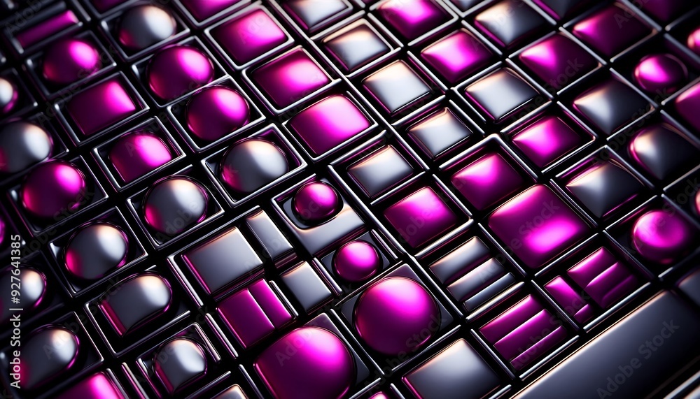 Metallic Gradient Grid Metallic Gradient Grid