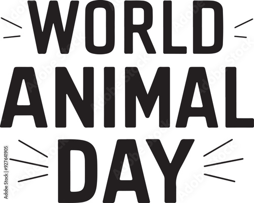 Photography World Animal Day silhouette Vector illustration of wild animals t-shirt design l