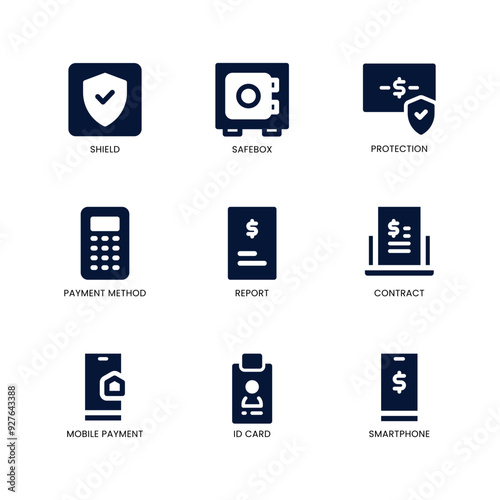 Grab this creatively crafted icons set of business and finance