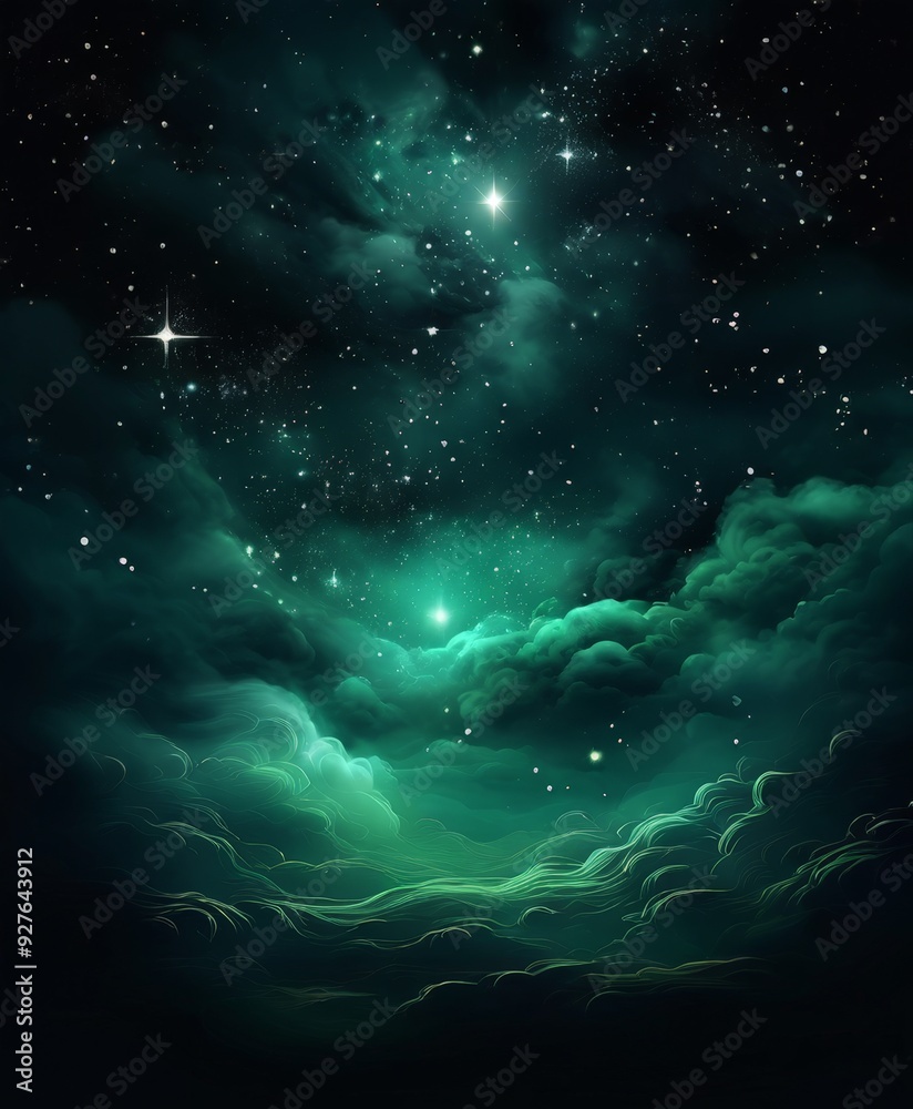 night sky with stars and clouds night sky with stars and clouds